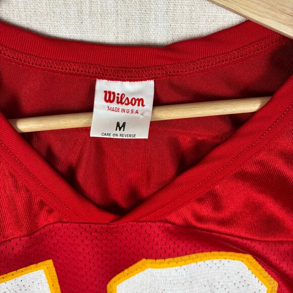 Vintage Joe Montana Kansas City Chiefs Wilson NFL #19 Medium Football Jersey - Picture 6 of 8